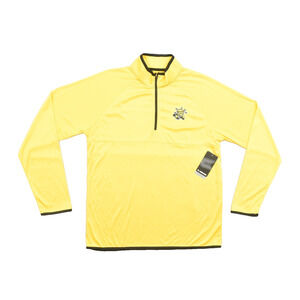 Colosseum Men's Regular Size M Yellow 1/4 Zip Pullover WSU Wichita State NEW